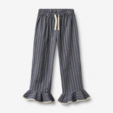 Wheat Main Pyjamas Fie Home 4339 blue holiday stripe
