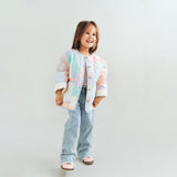 Wheat Main Quilt Jacket Inaja Jacket 9618 patchwork flowers