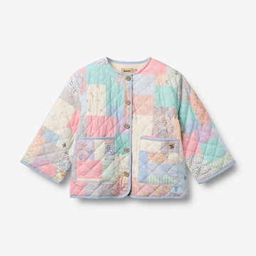 Wheat Main Quilt Jacket Inaja Jacket 9618 patchwork flowers