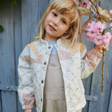 Wheat Main Quilt Jacket Inga Jacket 9426 ivory checked flowers
