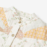 Wheat Main Quilt Jacket Inga Jacket 9426 ivory checked flowers