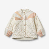 Wheat Main Quilt Jacket Inga Jacket 9426 ivory checked flowers