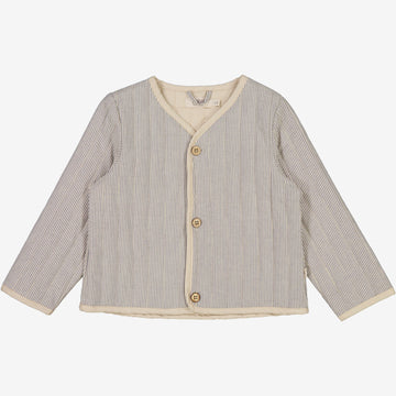 Wheat Main  Quilt Jacket Saxo Jackets 1045 classic blue stripe