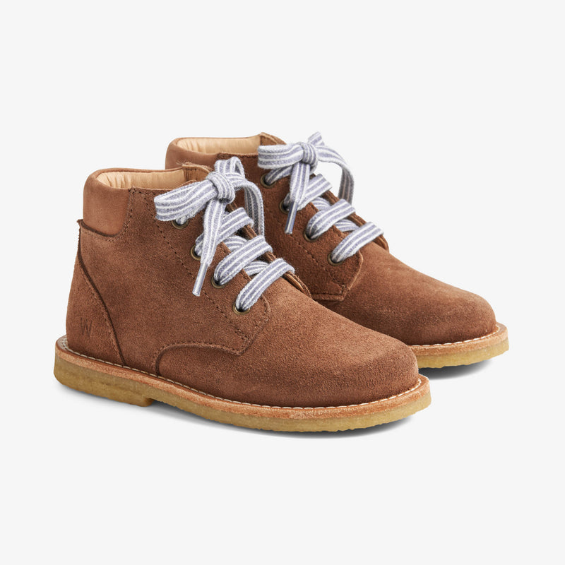 Wheat Footwear Raden Lace | Baby Prewalkers 9002 cognac