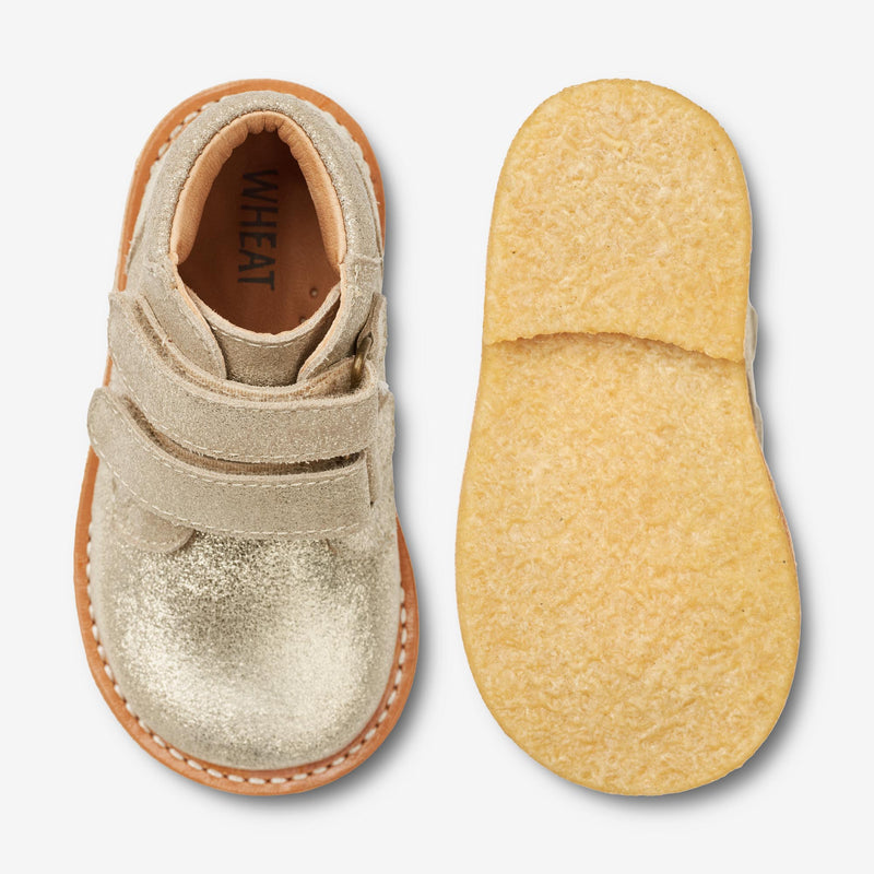 Wheat Footwear Raden Velcro Shine | Baby Prewalkers 0171 grey