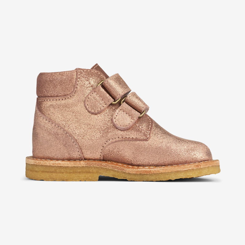 Wheat Footwear Raden Velcro Shine | Baby Prewalkers 2026 rose