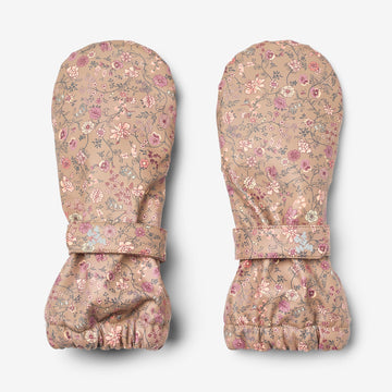 Wheat Outerwear Rain Mittens Rily Accessory 9674 portabella flowers