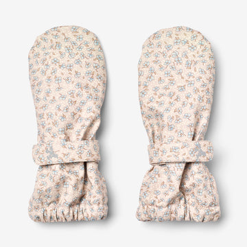 Wheat Outerwear Rain Mittens Rily Accessory 9735 lilac blue flowers