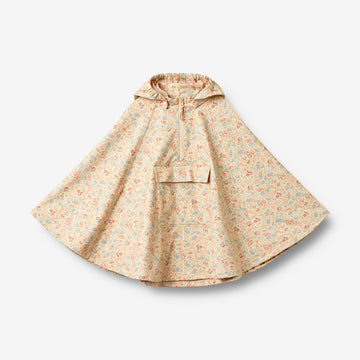 Wheat Outerwear Raincape Drops Jacket 9597 flowers and seashells
