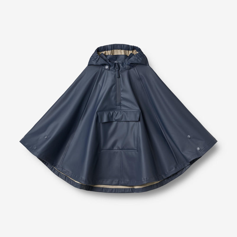 Wheat Outerwear Raincape Drops Rainwear 1060 ink
