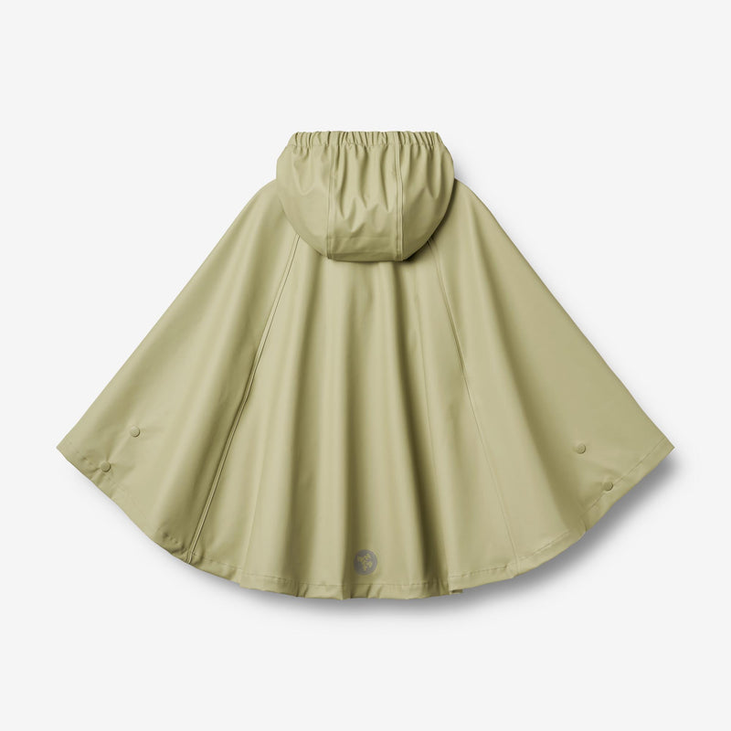 Wheat Outerwear Raincape Drops Rainwear 1145 green tea