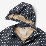 Wheat Outerwear Rainwear Long Jacket Finley Rainwear 1071 ink dots