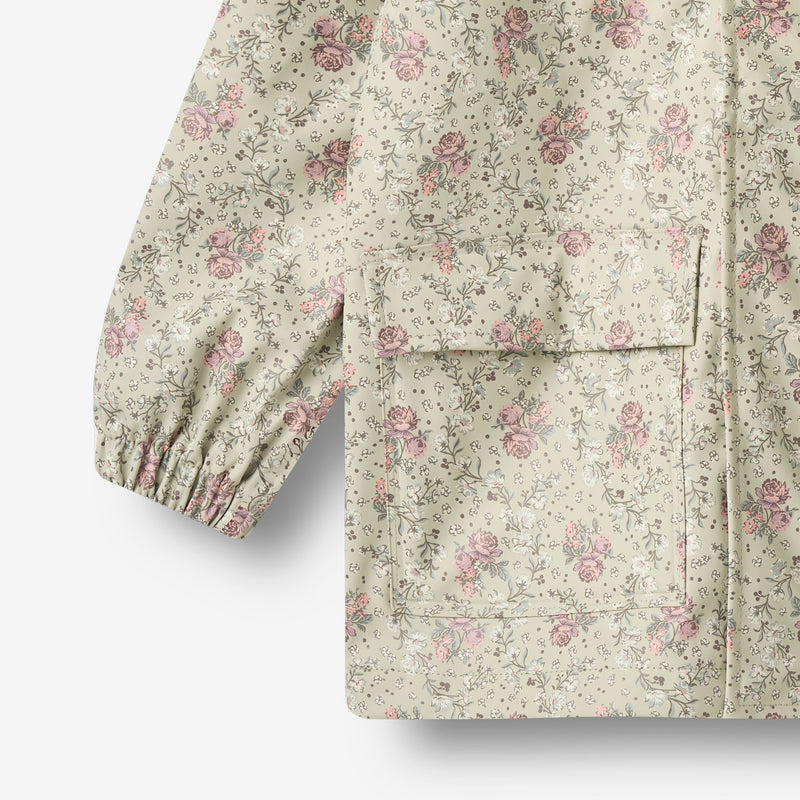 Wheat Outerwear Rainwear Ollo jacket Jacket 9539 slightly green flowers