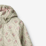 Wheat Outerwear Rainwear Ollo jacket Jacket 9539 slightly green flowers