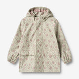 Wheat Outerwear Rainwear Ollo jacket Jacket 9539 slightly green flowers