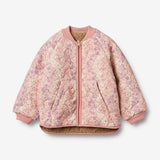 Wheat Outerwear Reversible Thermo Jacket Lake Jacket 9518 lilac flower rainbow
