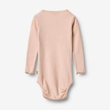 Wheat Main Rib Body L/S Lotta Underwear/Bodies 2400 powder