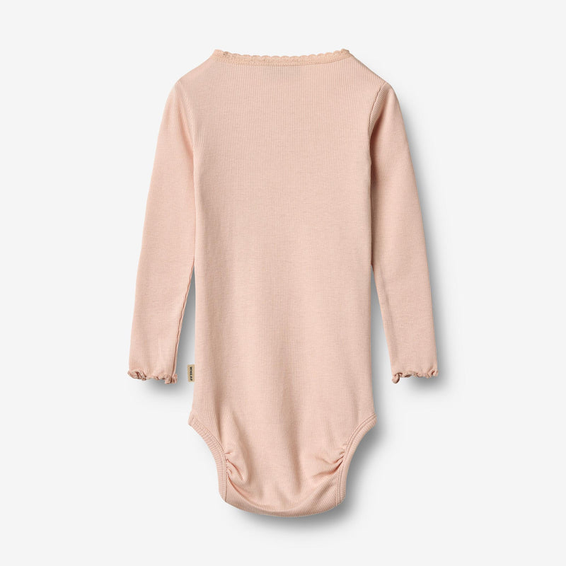 Wheat Main Rib Body L/S Lotta Underwear/Bodies 2400 powder
