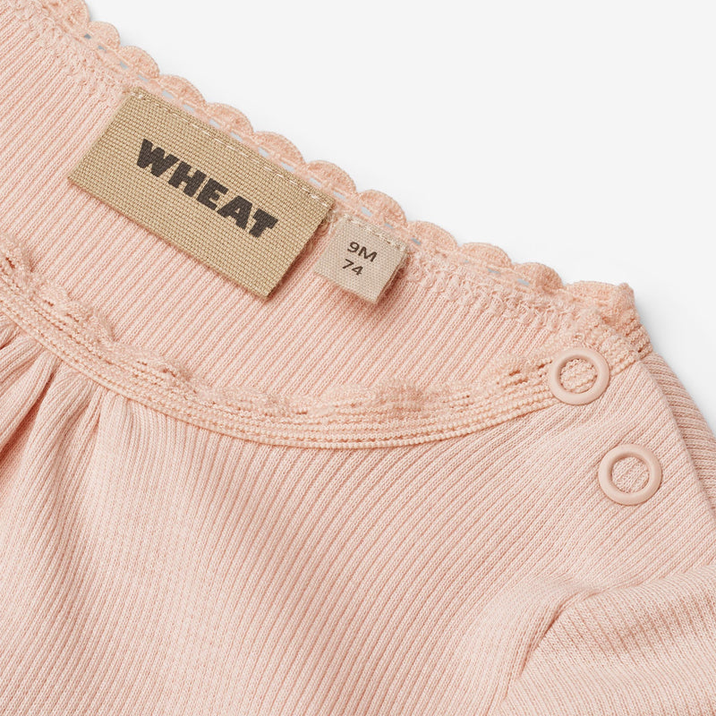 Wheat Main Rib Body L/S Lotta Underwear/Bodies 2400 powder