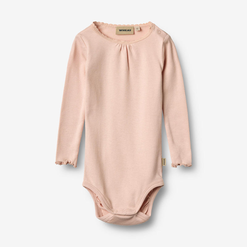 Wheat Main Rib Body L/S Lotta Underwear/Bodies 2400 powder