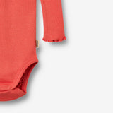 Wheat Main Rib Body L/S Lotta Underwear/Bodies 1123 candy red