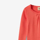 Wheat Main Rib Body L/S Lotta Underwear/Bodies 1123 candy red