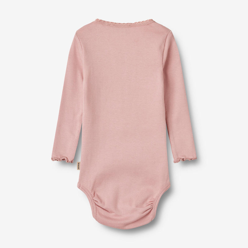 Wheat Main Rib Body L/S Lotta Underwear/Bodies 1188 rose frost