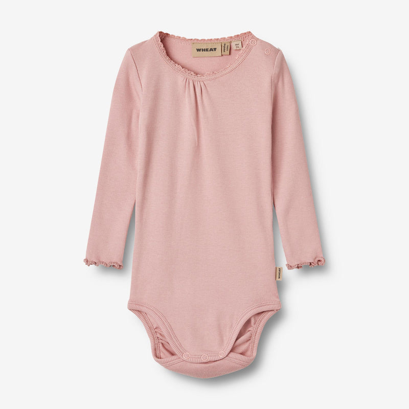 Wheat Main Rib Body L/S Lotta Underwear/Bodies 1188 rose frost