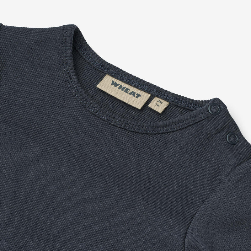 Wheat Main Rib Body L/S Spencer Underwear/Bodies 1432 navy