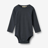 Wheat Main Rib Body L/S Spencer Underwear/Bodies 1432 navy