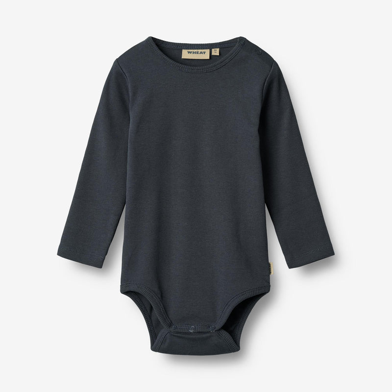 Wheat Main Rib Body L/S Spencer Underwear/Bodies 1432 navy