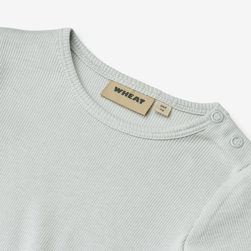 Wheat Main Rib Body L/S Spencer Underwear/Bodies 1560 soft blue