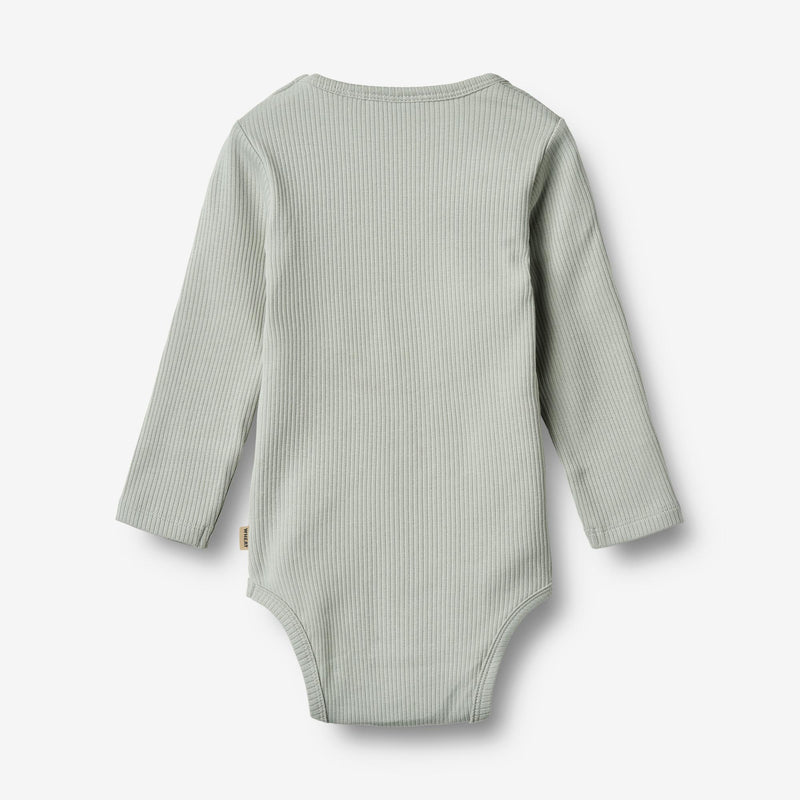 Wheat Main Rib Body L/S Spencer Underwear/Bodies 9436 rainy sky