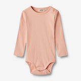 Wheat Main Rib Body L/S Spencer Underwear/Bodies 2563 soft coral