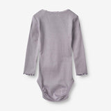 Wheat Main Rib Body Lotta | Baby Underwear/Bodies 1346 lavender