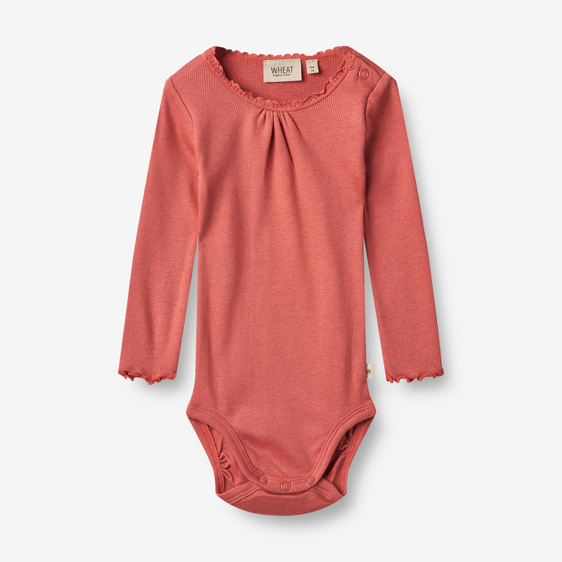 Wheat Main Rib Body Lotta | Baby Underwear/Bodies 2020 faded rose