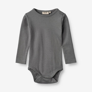 Wheat Main Rib Body Peter | Baby Underwear/Bodies 1525 autumn sky