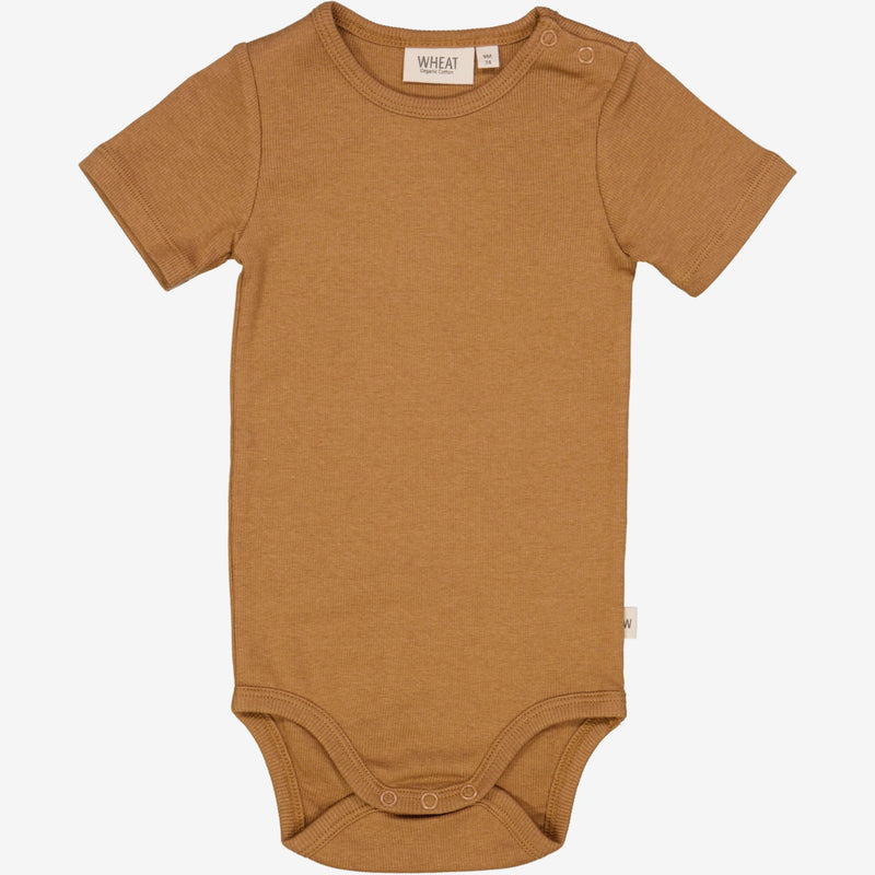 Wheat Main Rib Body Plain SS Underwear/Bodies 5073 caramel