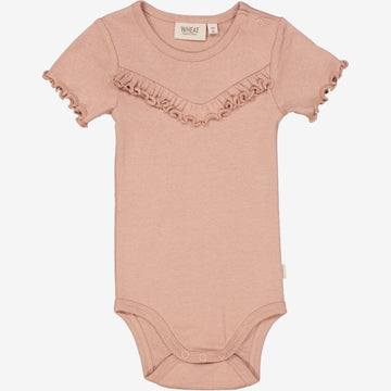 Wheat Main Rib Body Ruffle SS Underwear/Bodies 2031 rose dawn