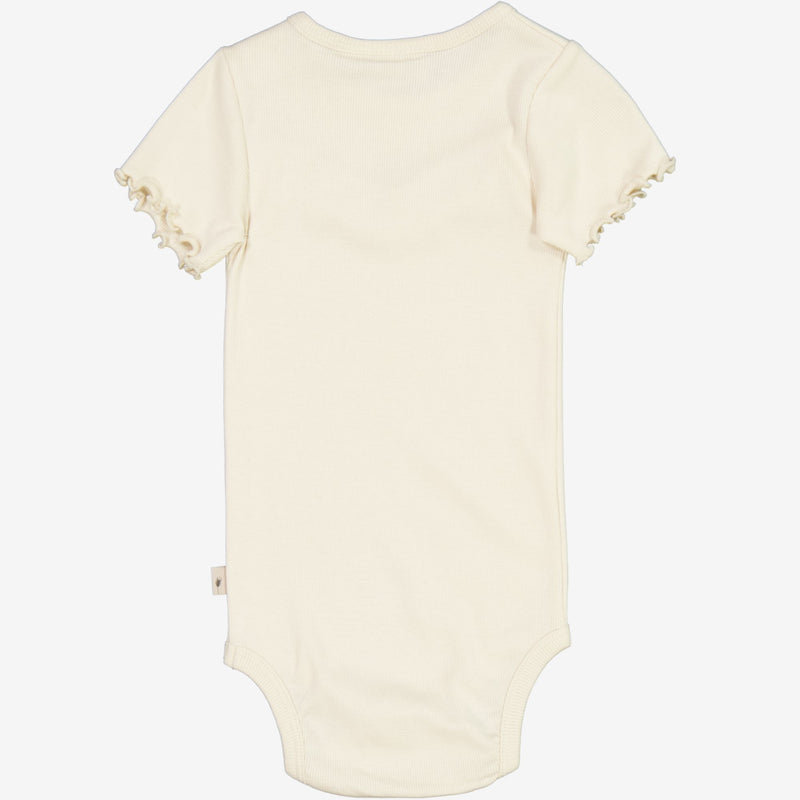 Wheat Main Rib Body Ruffle SS Underwear/Bodies 3129 eggshell 