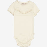 Wheat Main Rib Body Ruffle SS Underwear/Bodies 3129 eggshell 