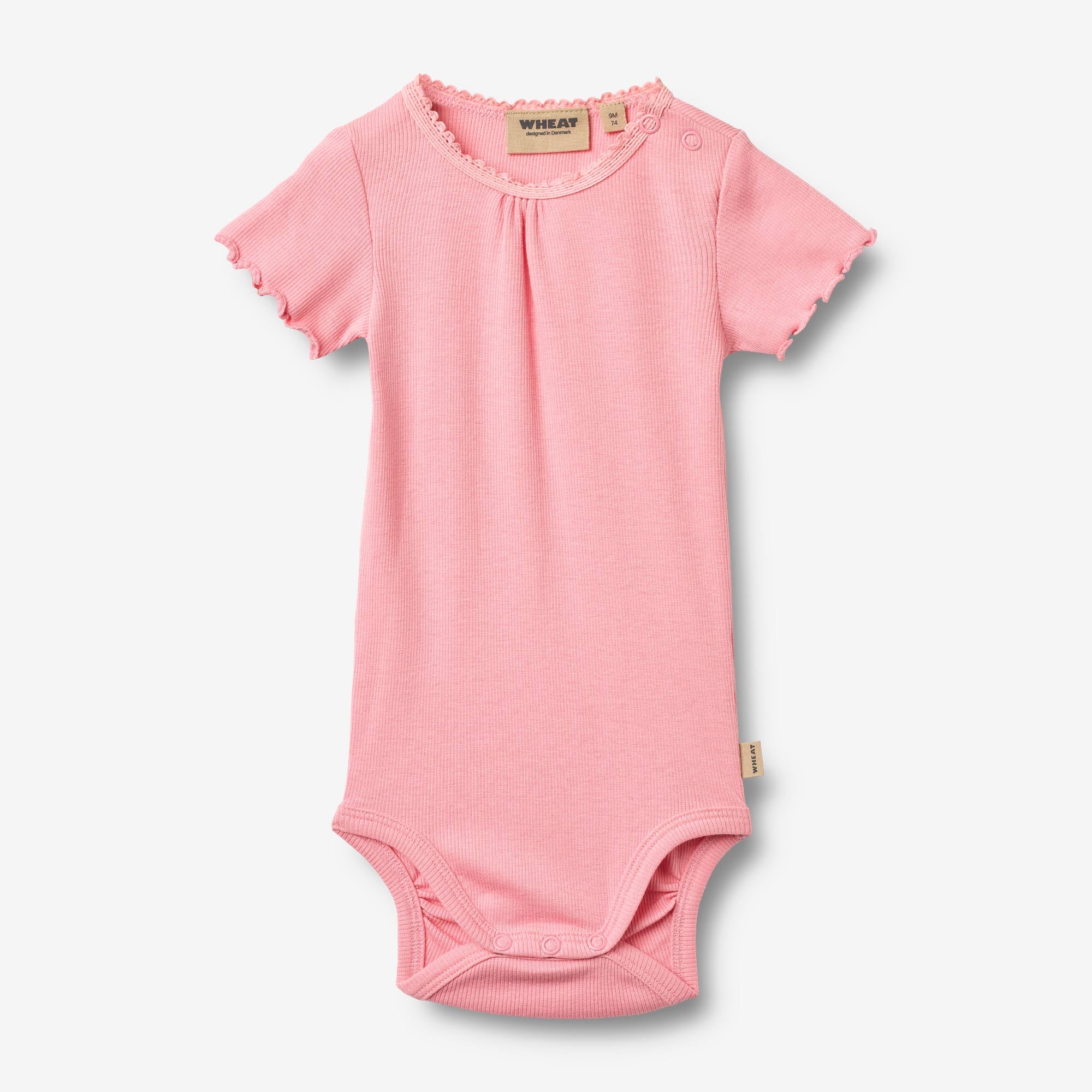 Rib Body S/S Edna - bubblegum – Wheat.co.uk