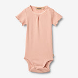 Wheat Main Rib Body S/S Edna Body 9658 rose cloud