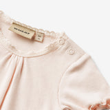 Wheat Main Rib Body S/S Edna | Baby Underwear/Bodies 2596 soft rose 