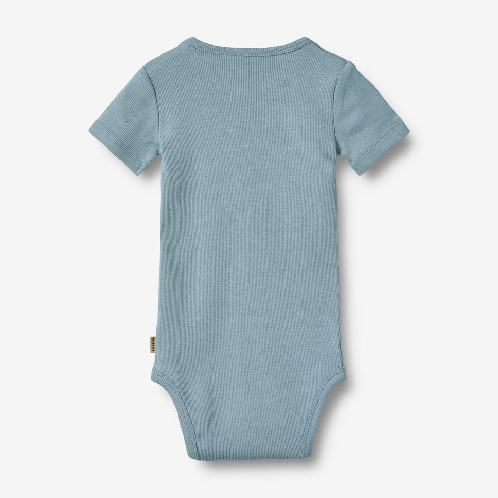Rib Body S/S Timo | Baby - ashley blue – Wheat.co.uk