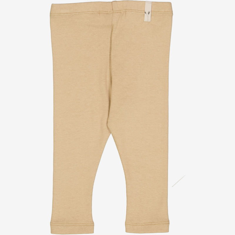 Wheat Rib Leggings | Baby Leggings 3308 latte