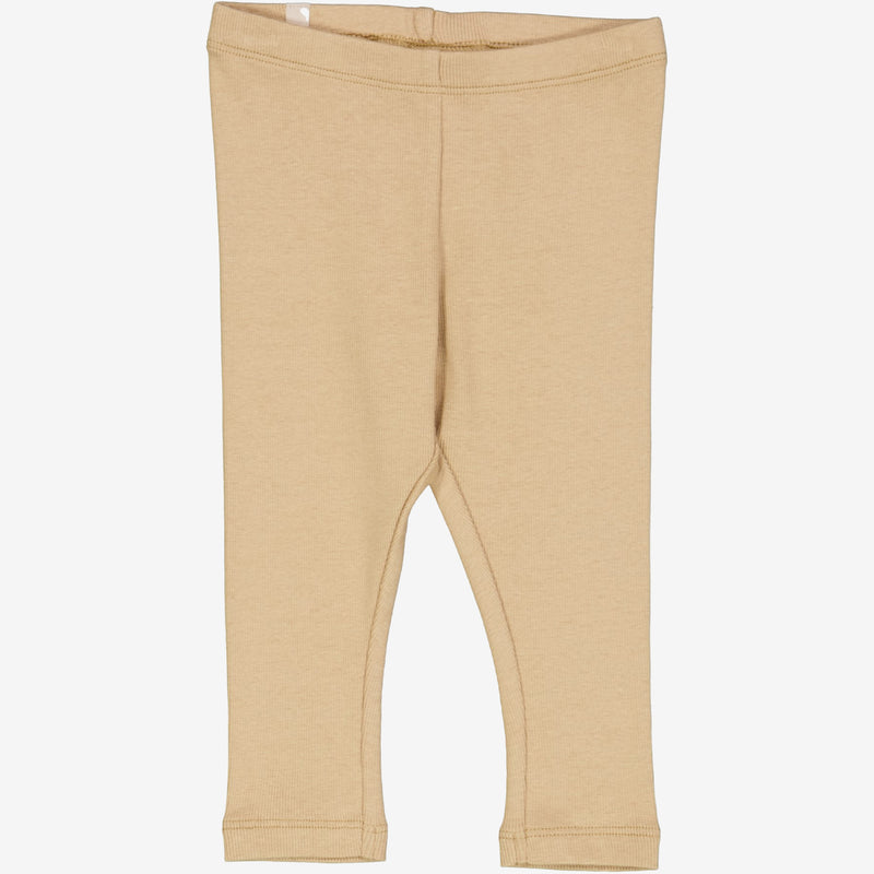 Wheat Main Rib Leggings | Baby Leggings 3308 latte