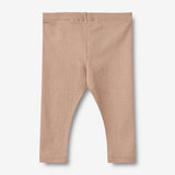 Wheat Main Rib Leggings Maddy | Baby Leggings 1164 nougat rose