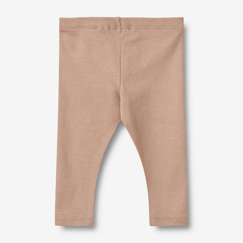 Wheat Main Rib Leggings Maddy | Baby Leggings 1164 nougat rose