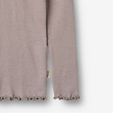 Wheat Main Rib T-Shirt L/S Reese T-Shirt 9531 dusty purple